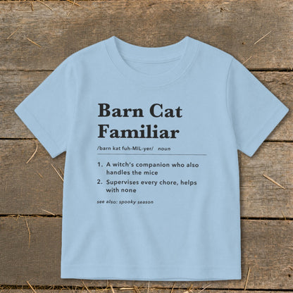 Barn Cat Familiar Definition Toddler Tee