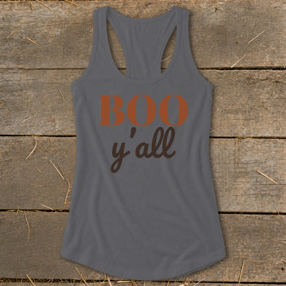 Boo Y'all Racerback Tank