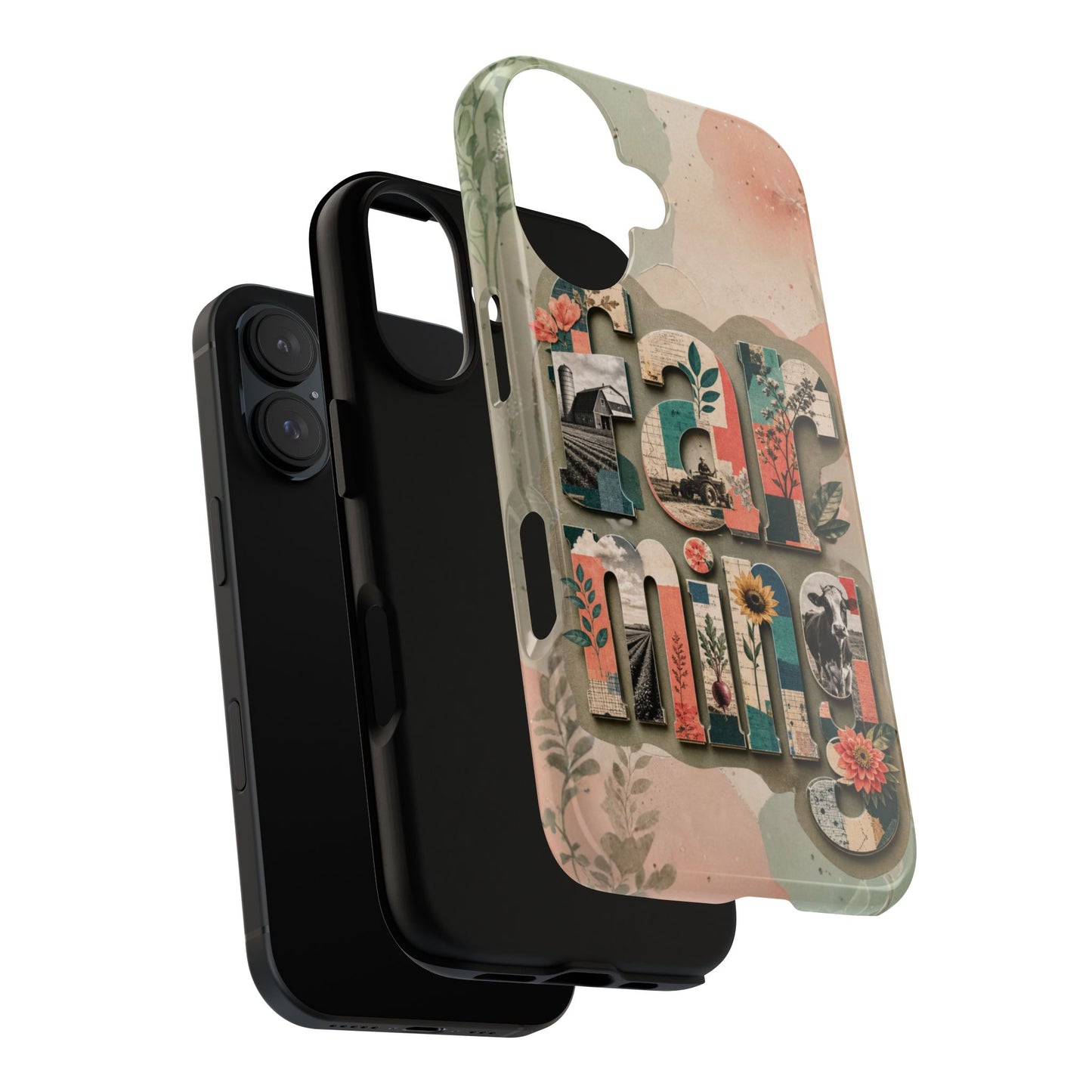 Farming Scrapbook Phone Case