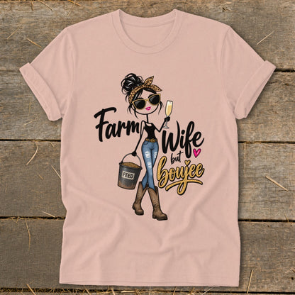 Boujee Farm Wife Softstyle Tee