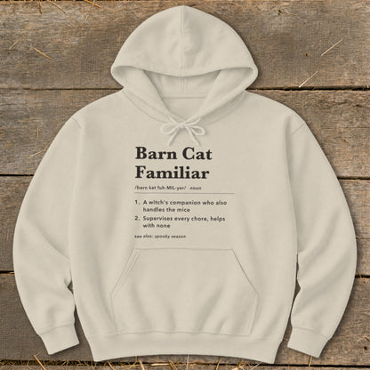 Barn Cat Familiar Definition Hoodie
