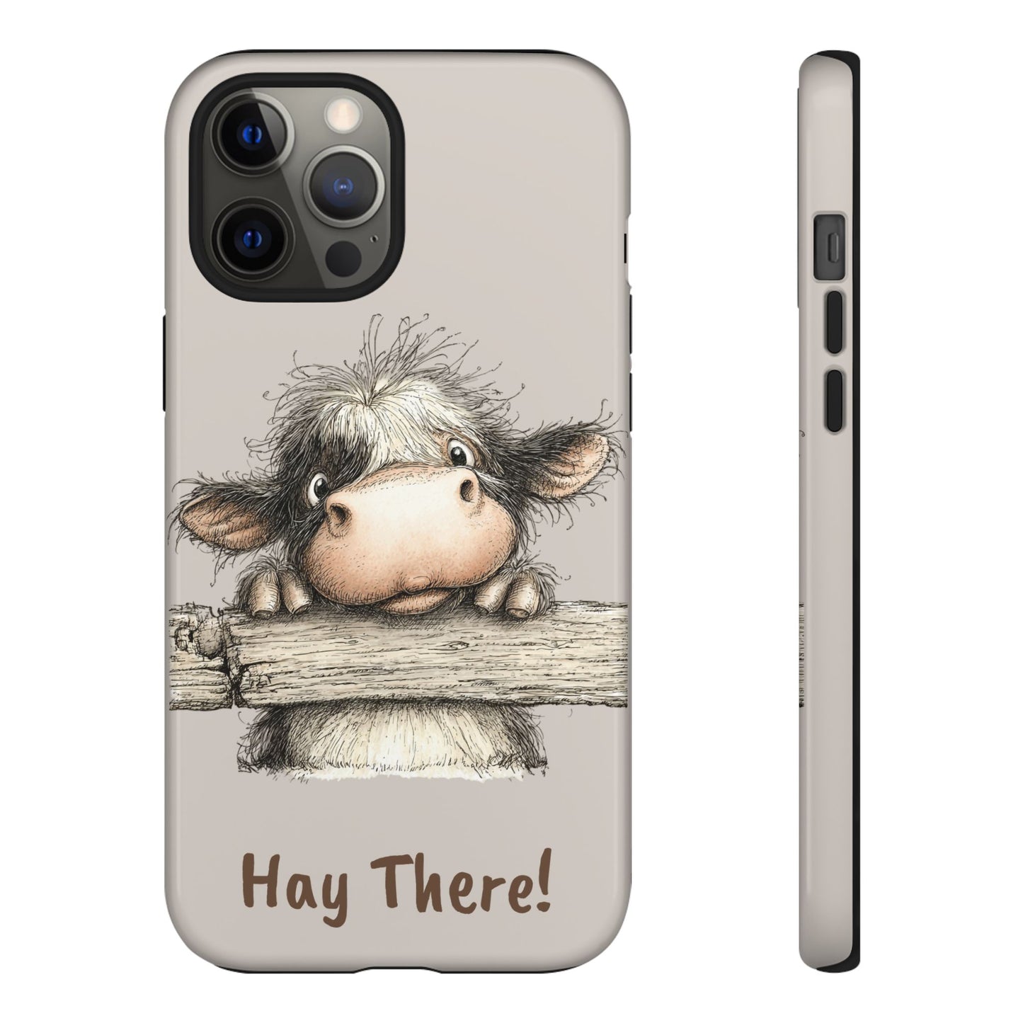 Hay There Cow Phone Case