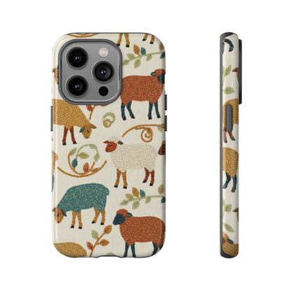 Folksy Sheep Phone Case
