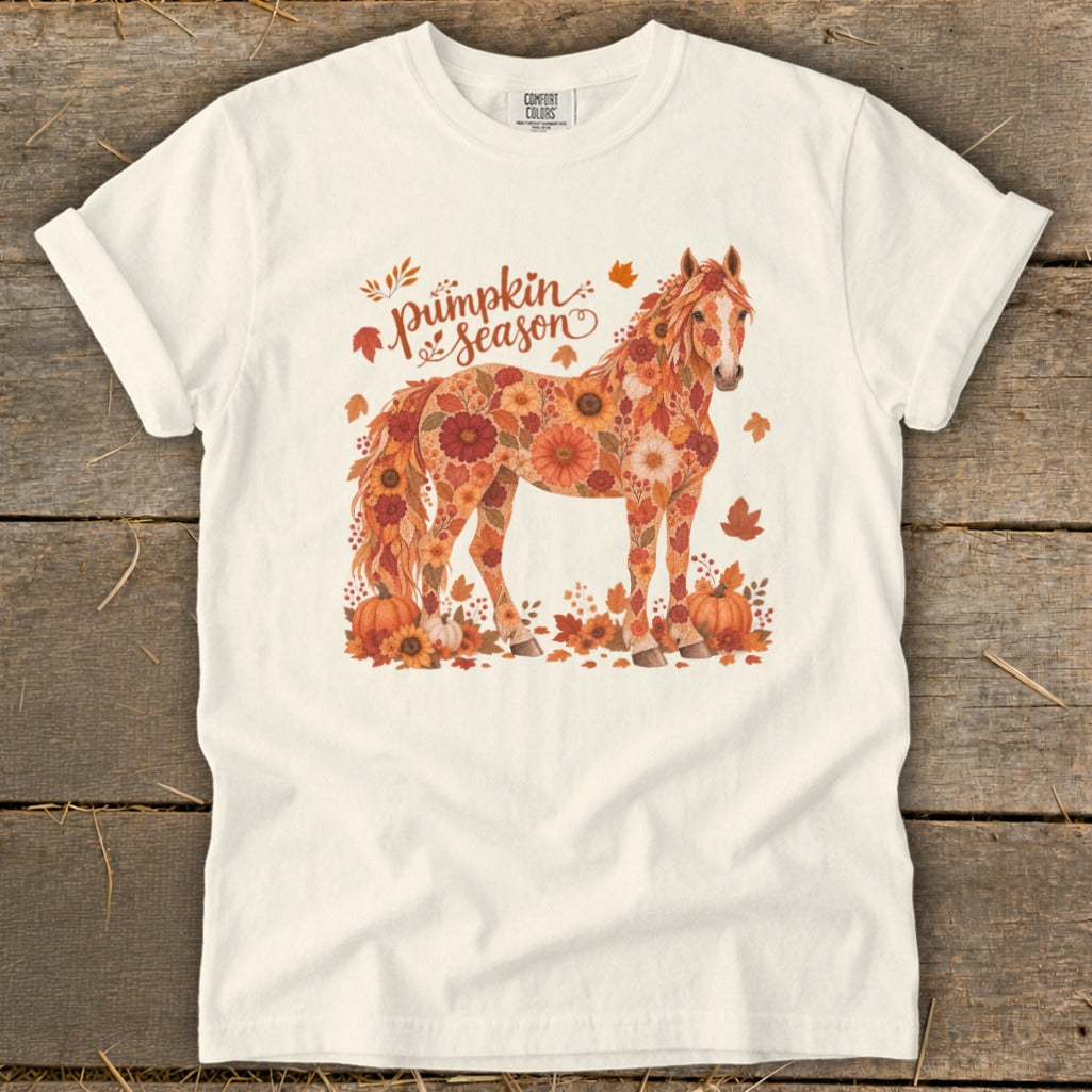 Fall Floral Horse Signature Tee
