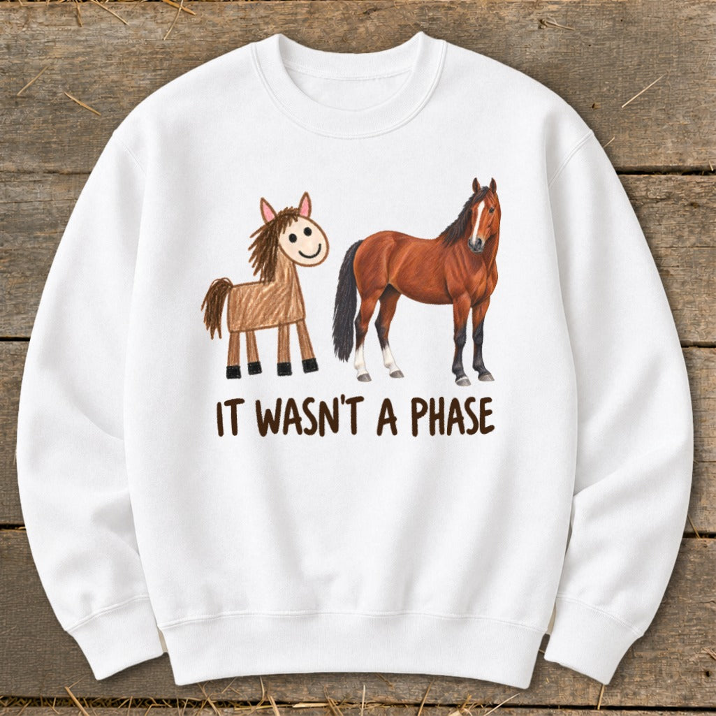 It Wasn't a Phase Drawing Sweatshirt