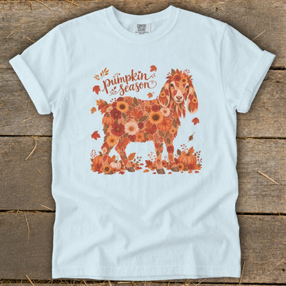 Fall Floral Nubian Goat Signature Tee