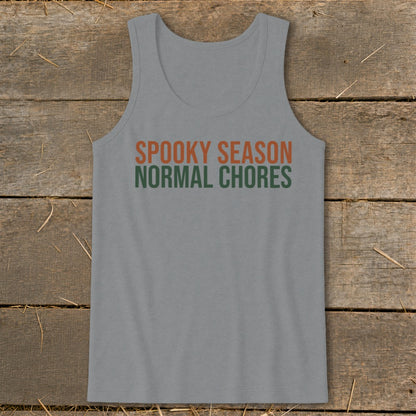 Spooky Season Normal Chores Tank Top