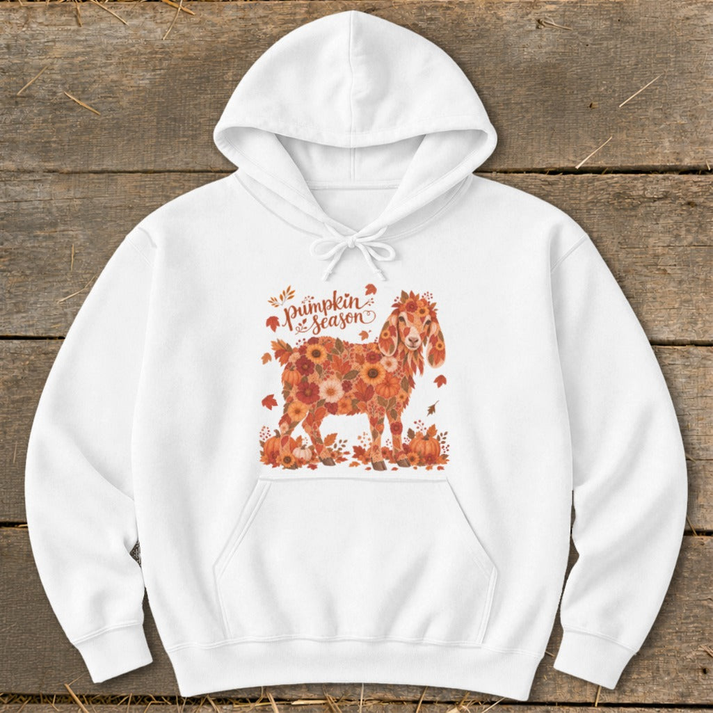 Fall Floral Nubian Goat Hoodie