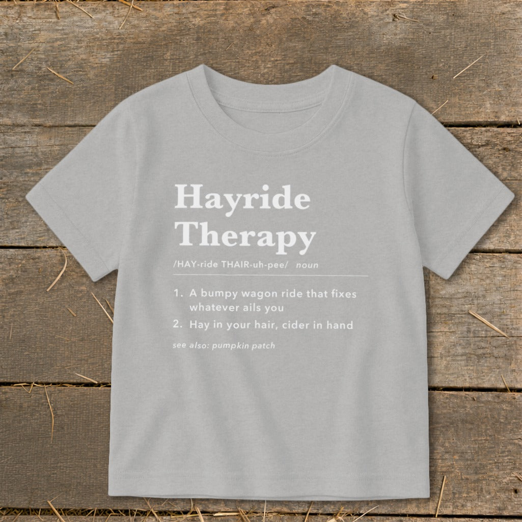 Hayride Therapy Definition Toddler Tee