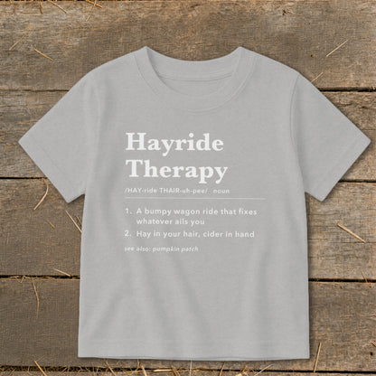 Hayride Therapy Definition Toddler Tee