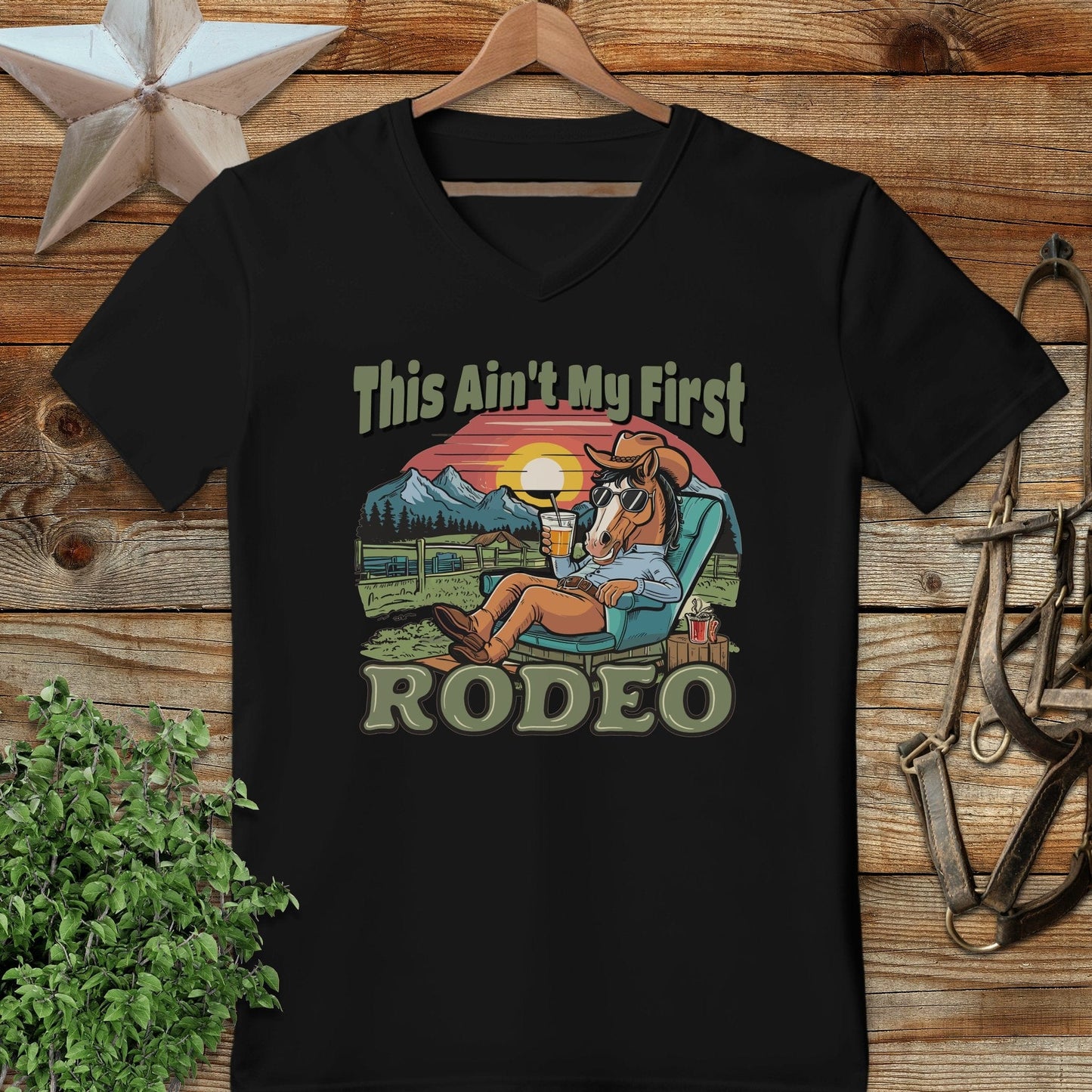 Ain't My First Rodeo V-neck