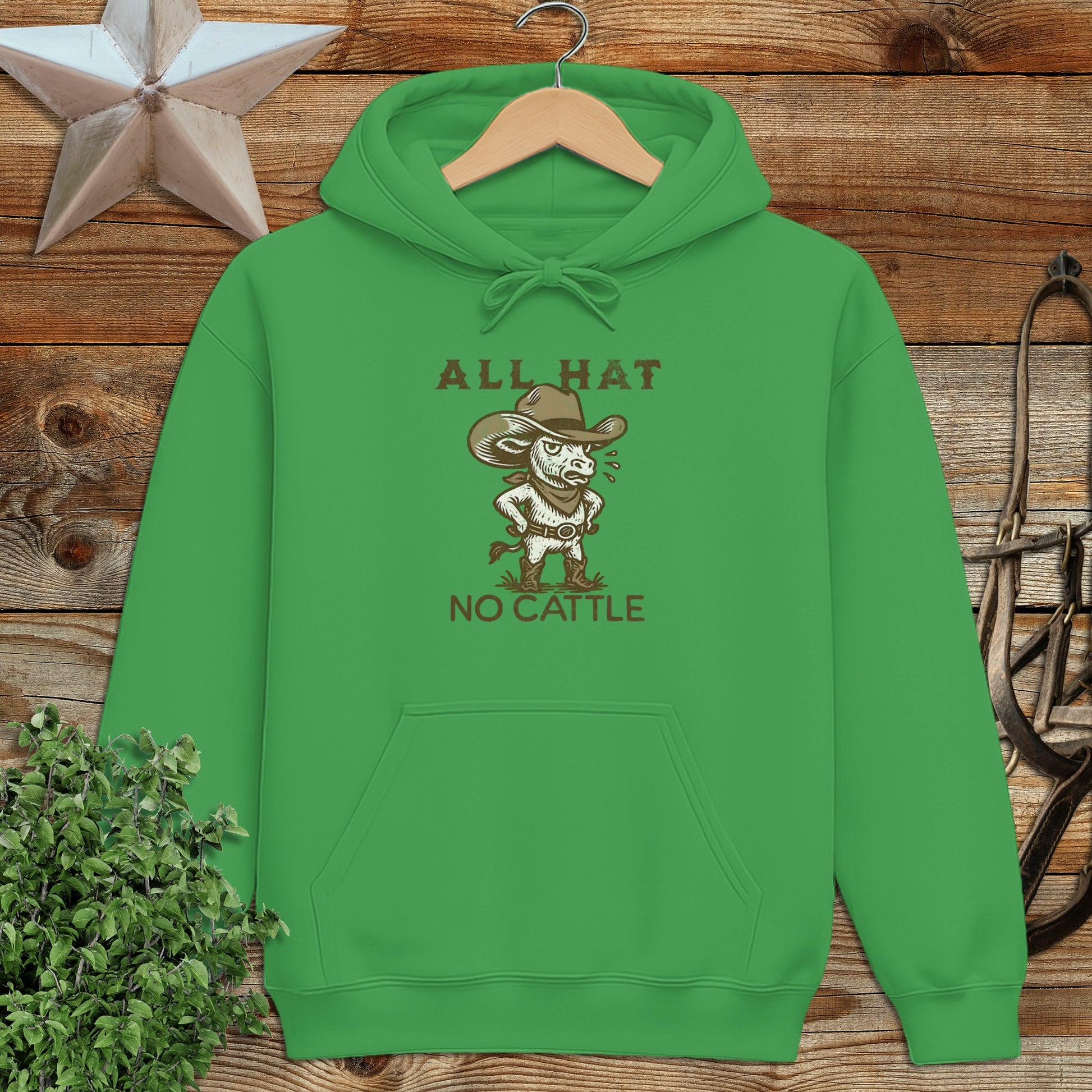 All Hat No Cattle Hoodie