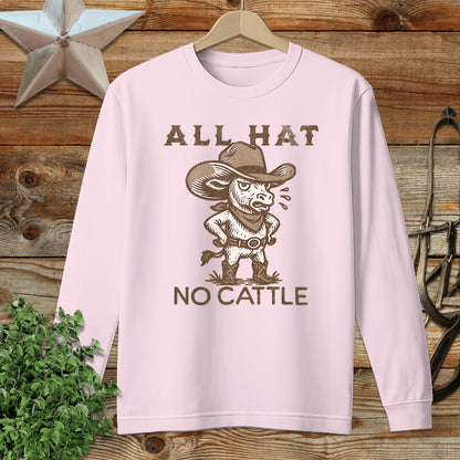 All Hat No Cattle Long Sleeve Tee