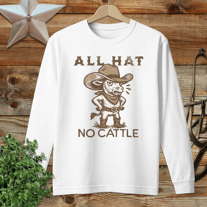 All Hat No Cattle Long Sleeve Tee