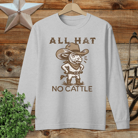 All Hat No Cattle Long Sleeve Tee