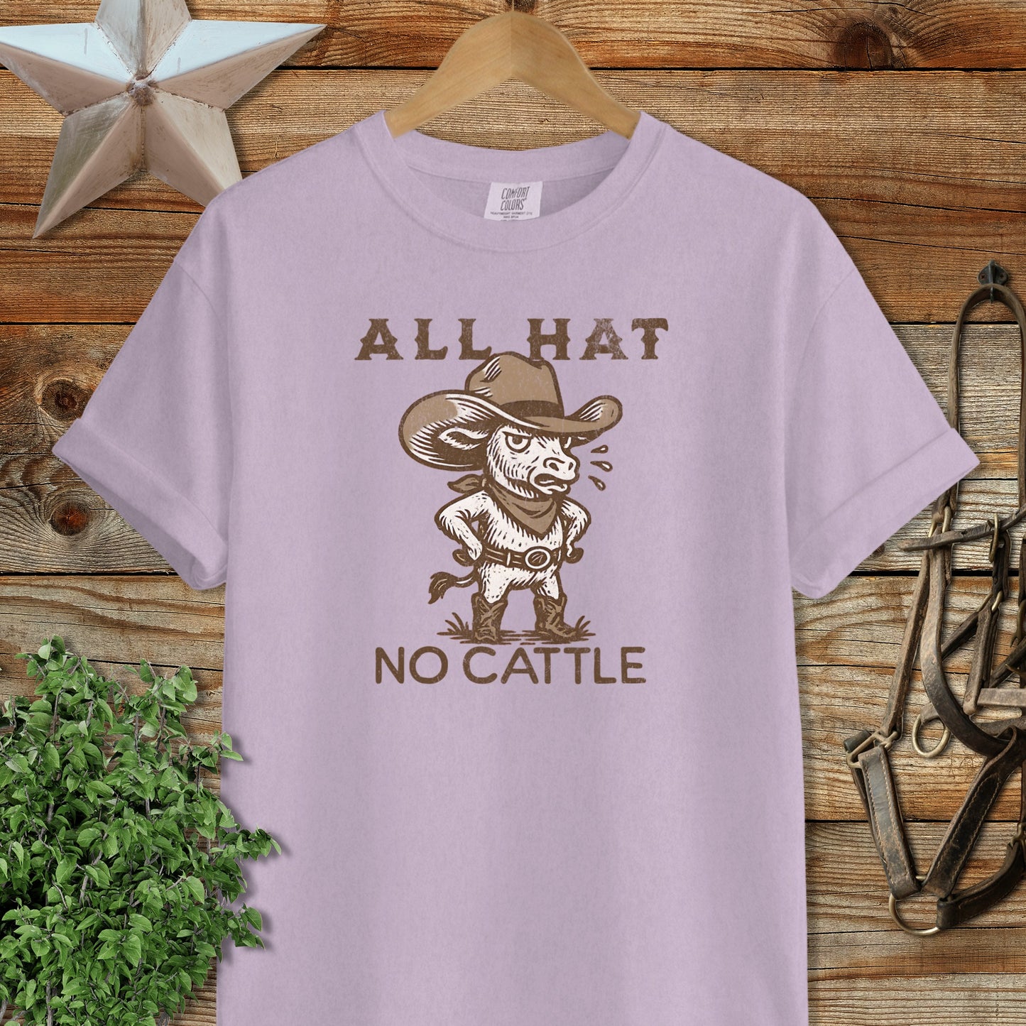 All Hat No Cattle Signature Tee