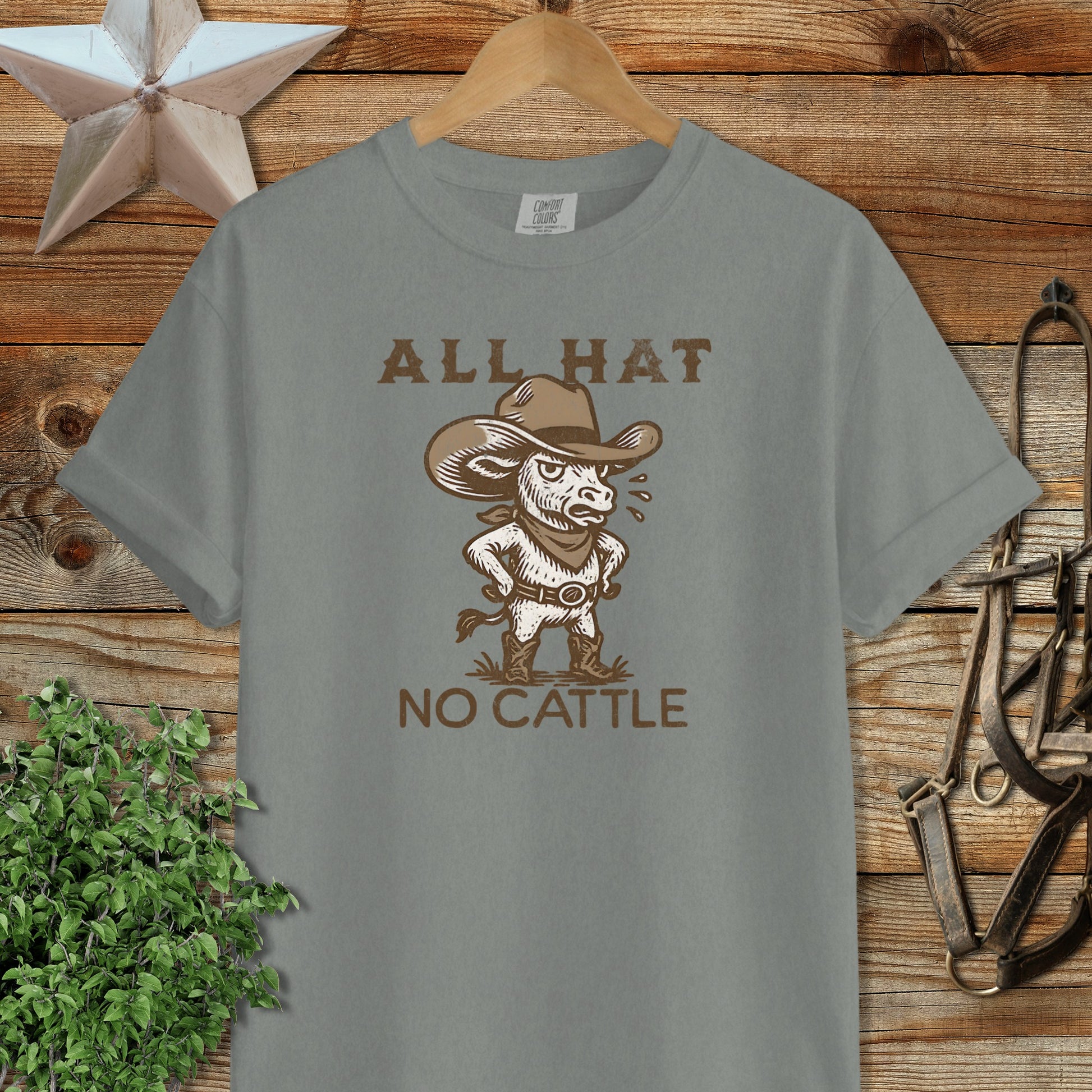 All Hat No Cattle Signature Tee