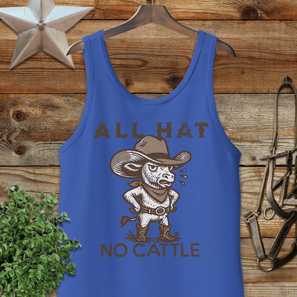 All Hat No Cattle Tank Top