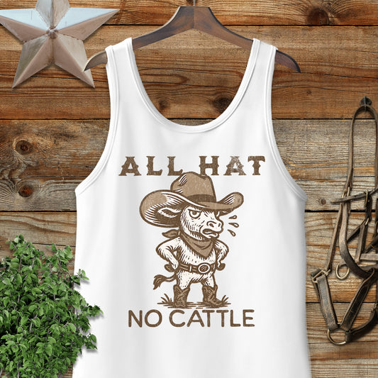 All Hat No Cattle Tank Top