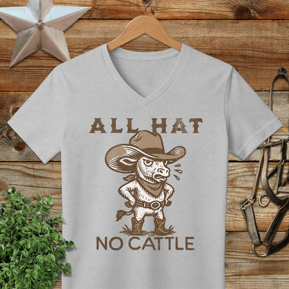 All Hat No Cattle V-neck