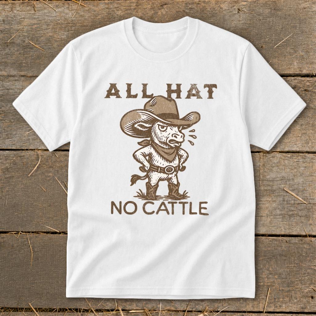 All Hat No Cattle Youth Tee