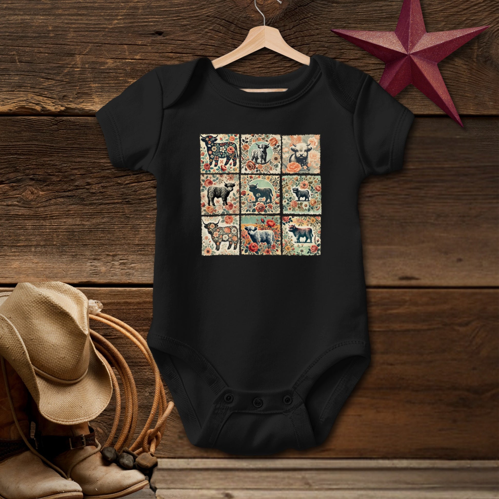 All the Pretty Cows Bodysuit (Baby)