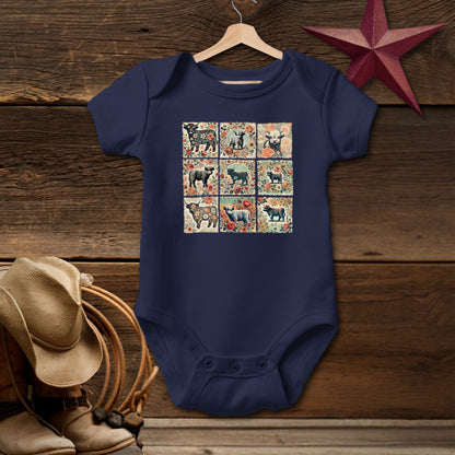 All the Pretty Cows Bodysuit (Baby)