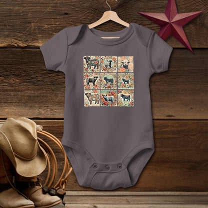 All the Pretty Cows Bodysuit (Baby)