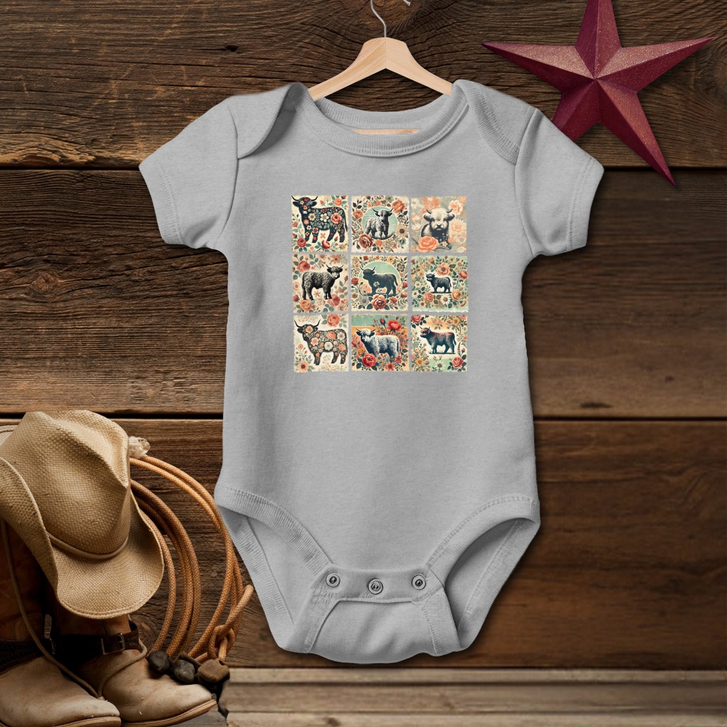 All the Pretty Cows Bodysuit (Baby)