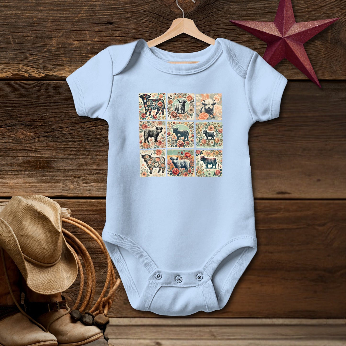 All the Pretty Cows Bodysuit (Baby)