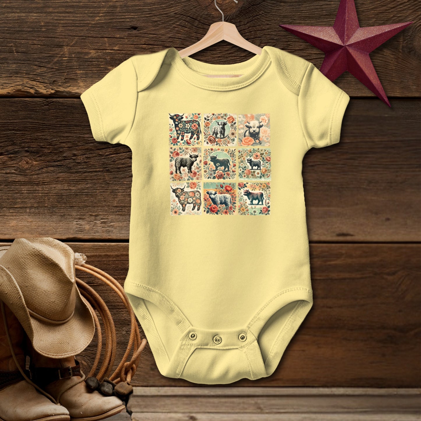All the Pretty Cows Bodysuit (Baby)