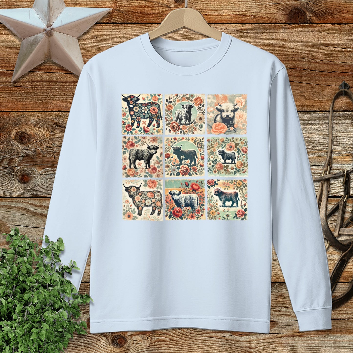 All the Pretty Cows Long Sleeve Tee