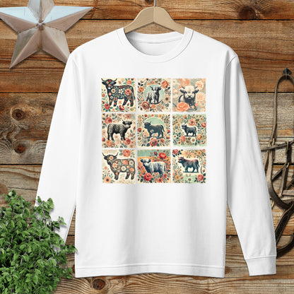 All the Pretty Cows Long Sleeve Tee