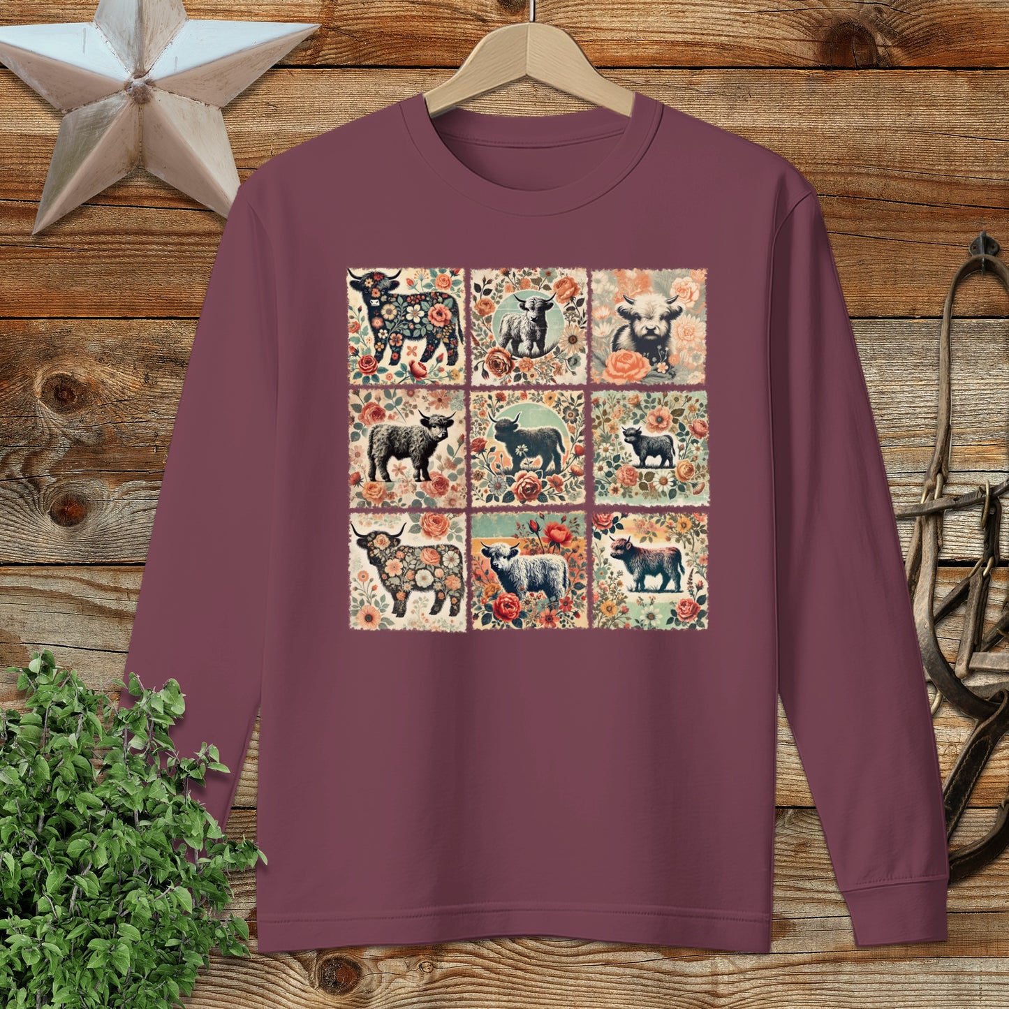 All the Pretty Cows Long Sleeve Tee
