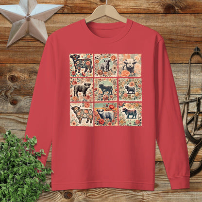 All the Pretty Cows Long Sleeve Tee