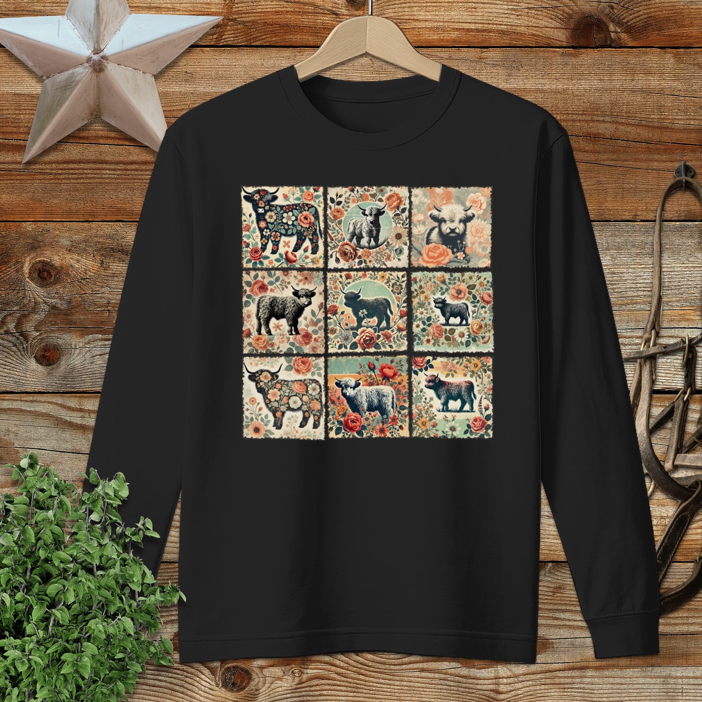 All the Pretty Cows Long Sleeve Tee
