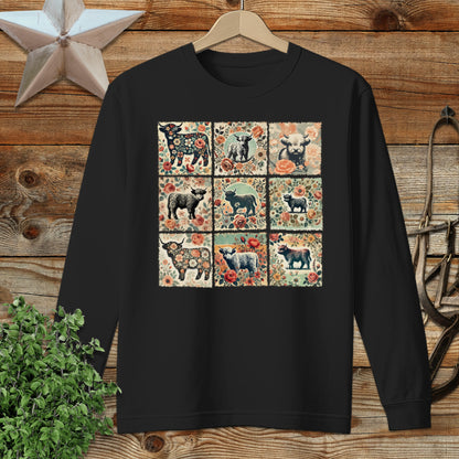 All the Pretty Cows Long Sleeve Tee