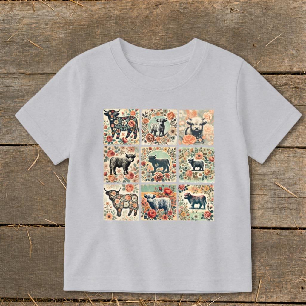 All the Pretty Cows Toddler Tee