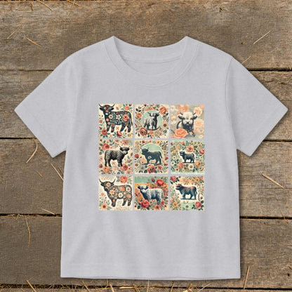 All the Pretty Cows Toddler Tee