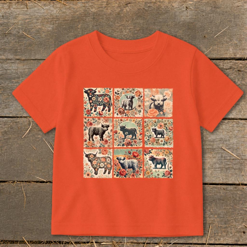 All the Pretty Cows Toddler Tee