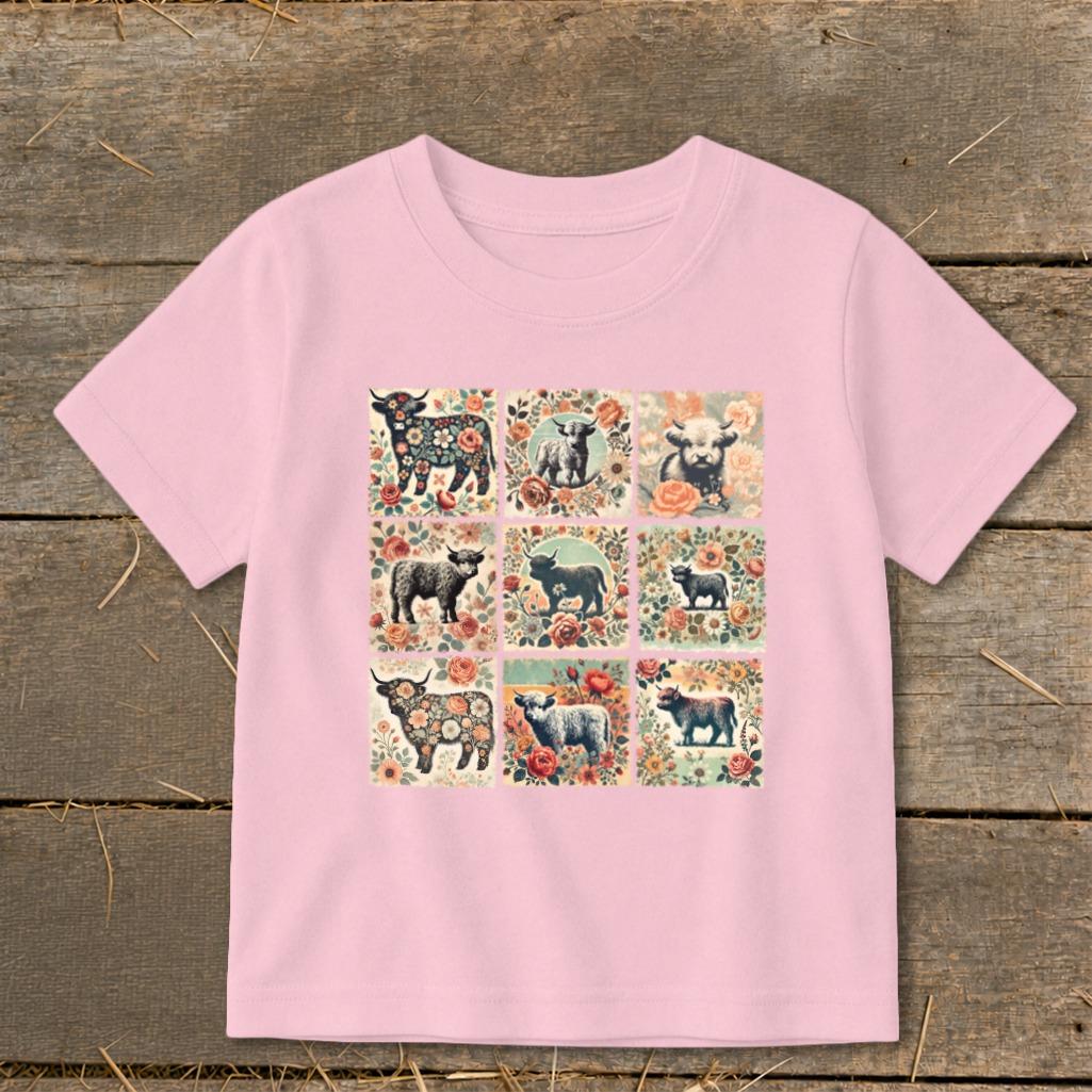 All the Pretty Cows Toddler Tee