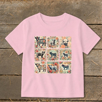 All the Pretty Cows Toddler Tee