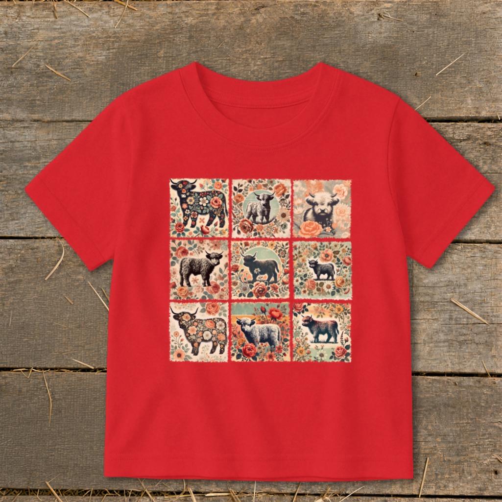 All the Pretty Cows Toddler Tee