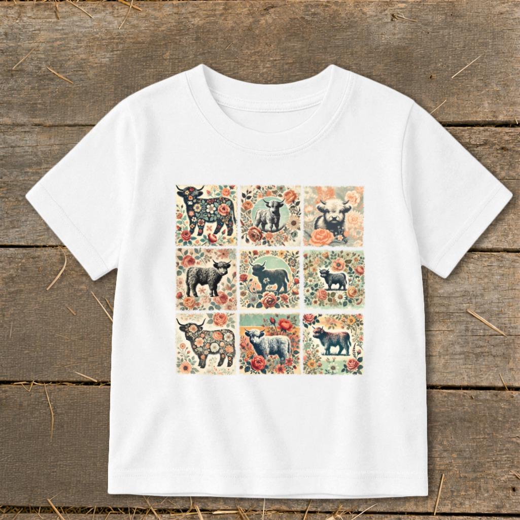 All the Pretty Cows Toddler Tee