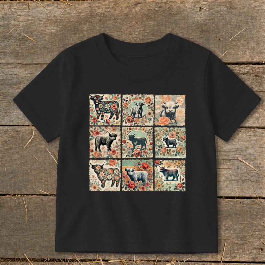 All the Pretty Cows Toddler Tee