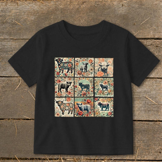 All the Pretty Cows Toddler Tee