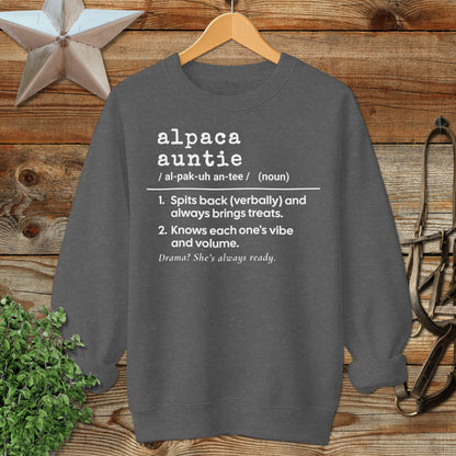 Alpaca Auntie Definition Sweatshirt