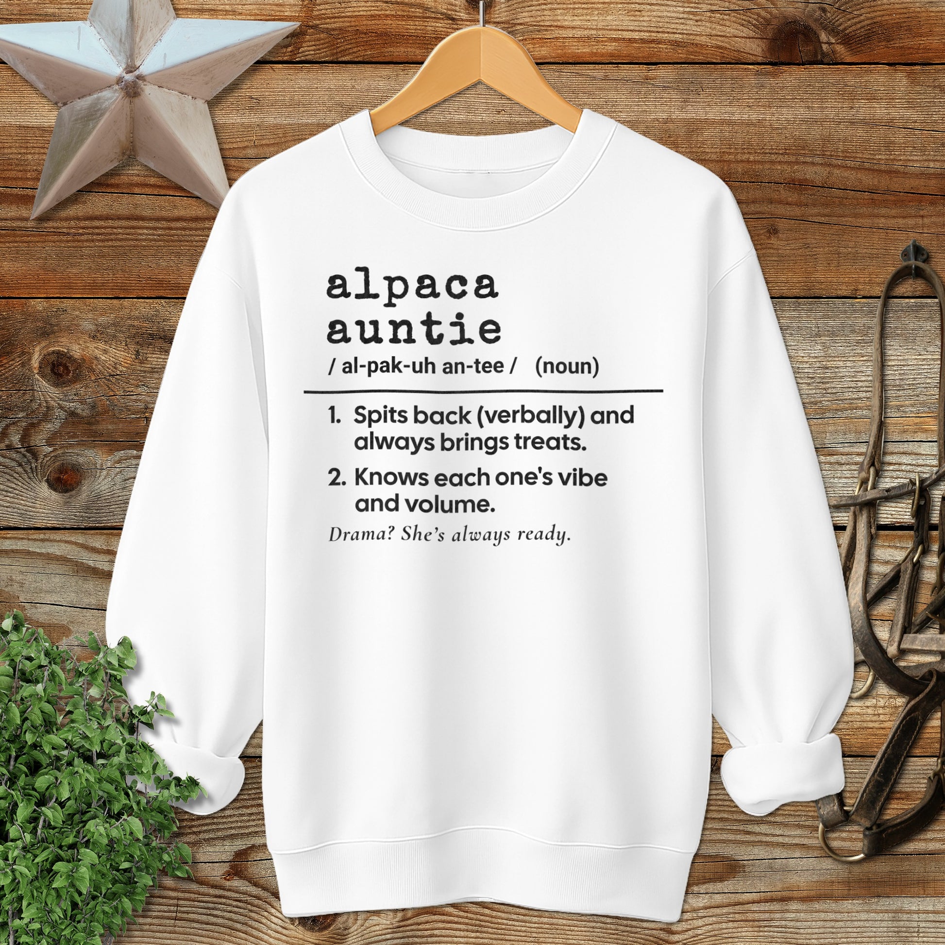 Alpaca Auntie Definition Sweatshirt