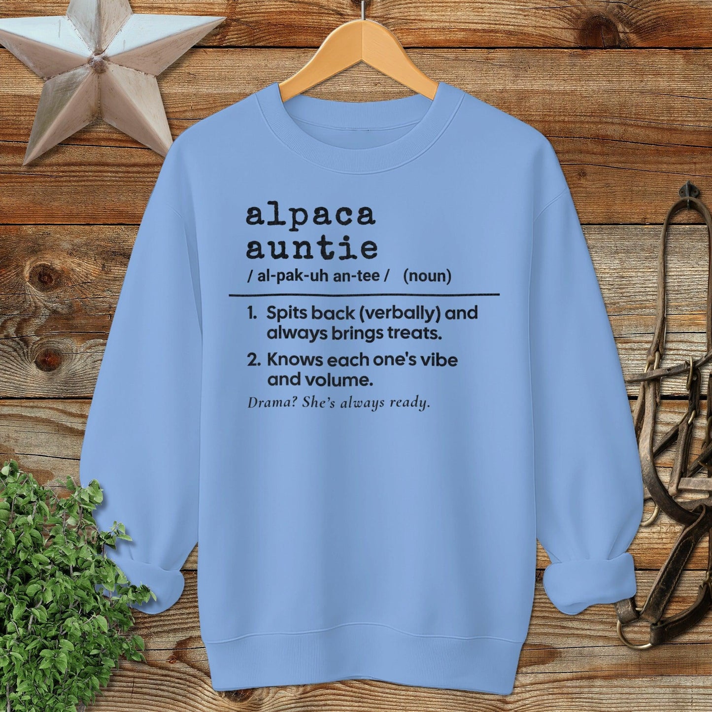 Alpaca Auntie Definition Sweatshirt