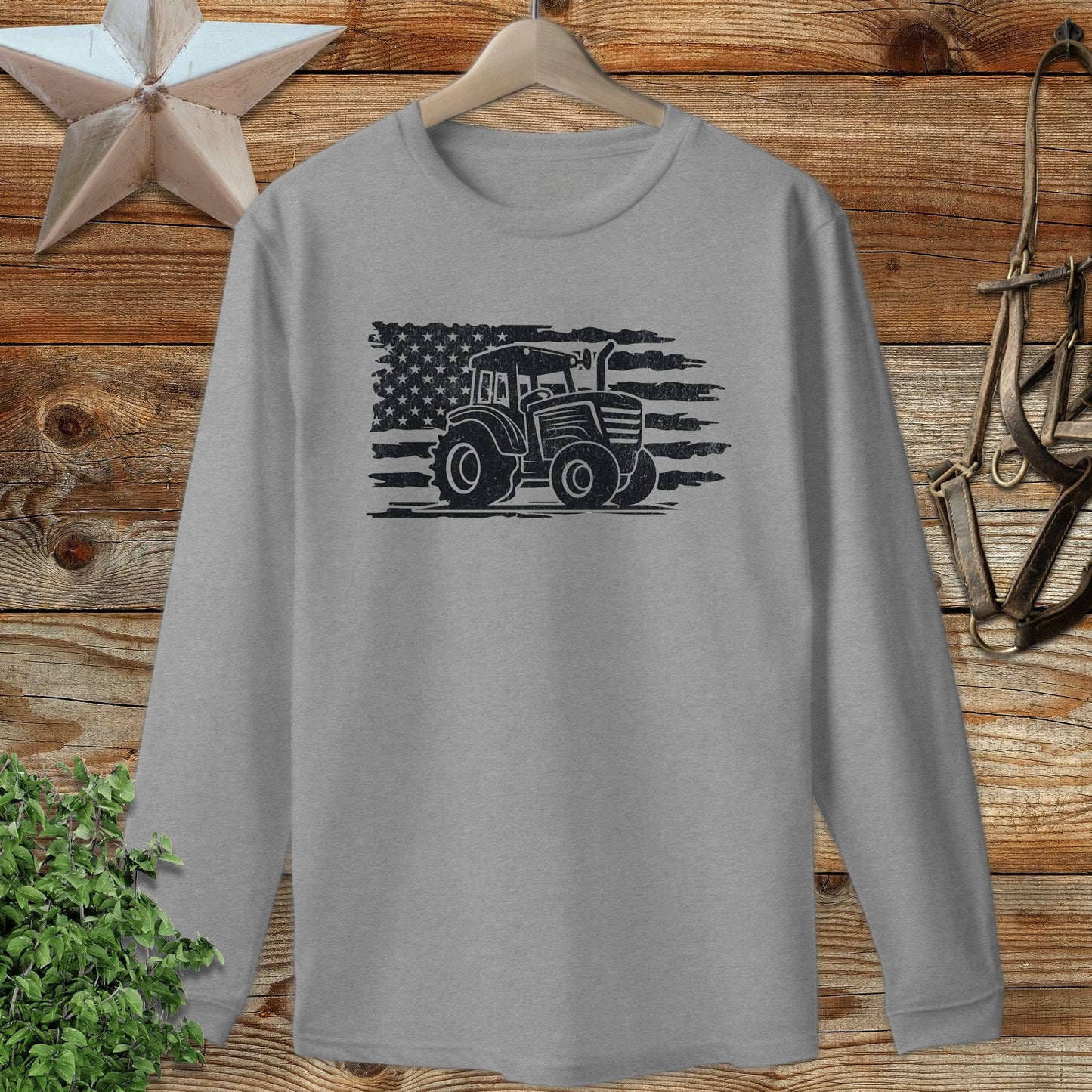 American Tractor Long Sleeve Tee